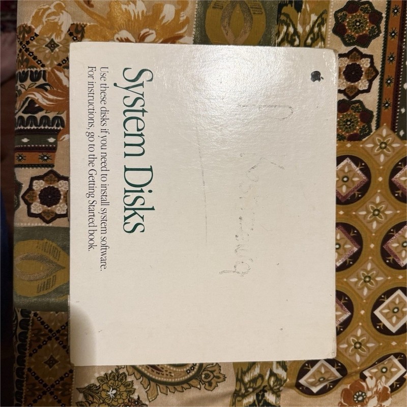 Apple Macintosh System Disks Floppy 3.5″ Operating System English