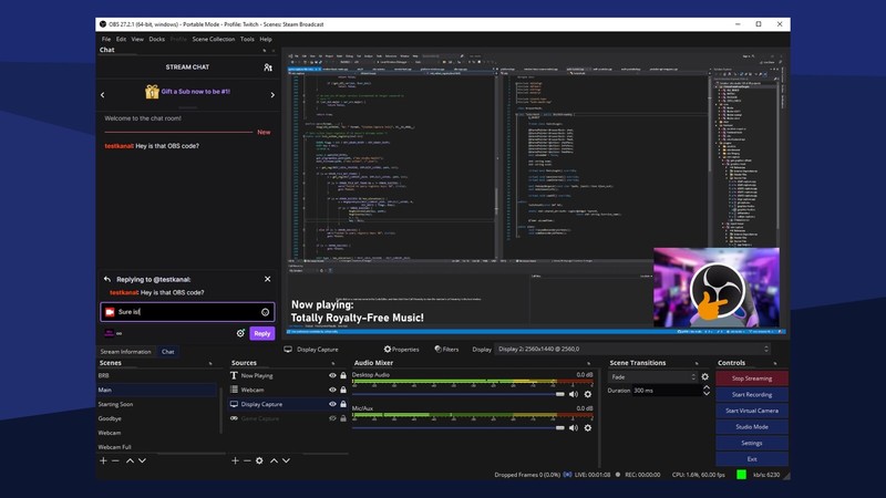 OBS Studio Video Recording | Live Streaming | Screen Recording Software DVD/USB gallery