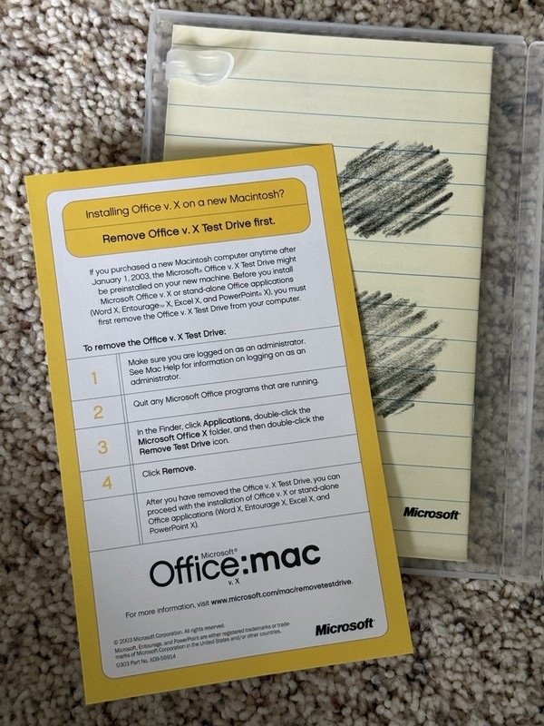Microsoft Office:mac 2003 Student Teacher Edition w/ 3 Product Keys Mac gallery