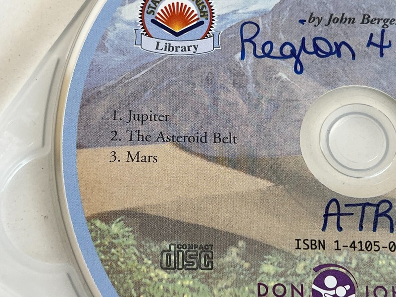 PP33: 2 Disks - " A Space Voyage" Audio Book - Don Johnston gallery