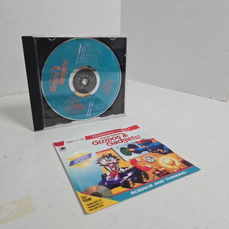 Super Solvers Gizmos & Gadgets CD-ROM The Learning Company 7-12 Homeschool Educa