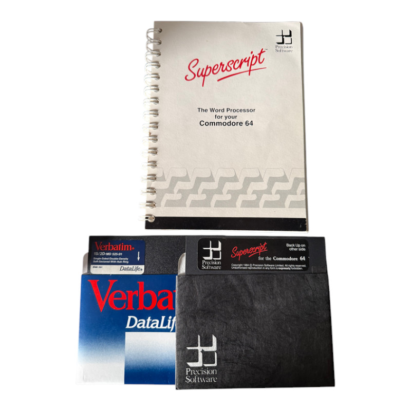 Superscript Word Processor Disk Software for Commodore 64 by Precision Software gallery