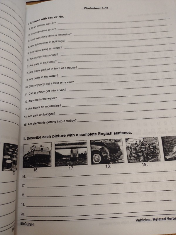 RosettaStone English US Level 1-2 Language Learning Worksheets gallery