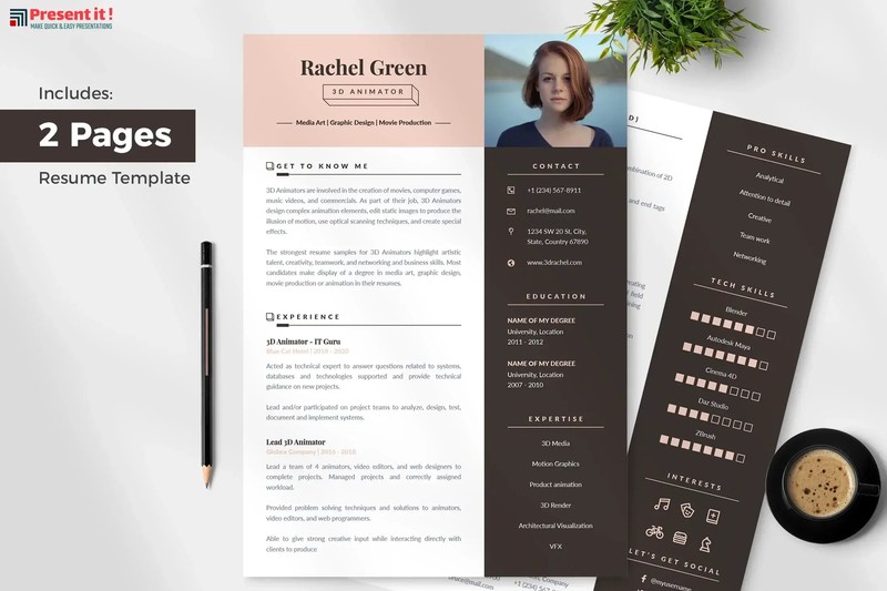 Ella Resume + Cover Letter Template gallery