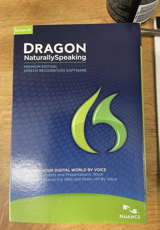 Nuance Dragon NaturallySpeaking Premium Edition V12 Speech Recognition Software