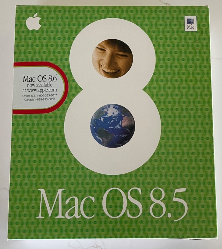 Mac OS 8.5 - Retail Box with CD and Manuals