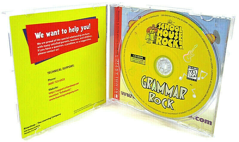 School House Rock! Grammar Rock Creative Wonders CD 6302133N Windows Mac (1999) gallery