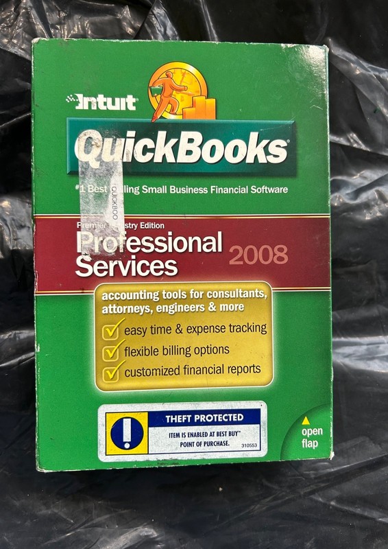 Intuit Quickbooks Pro 2008 Small Business For Windows w License Code