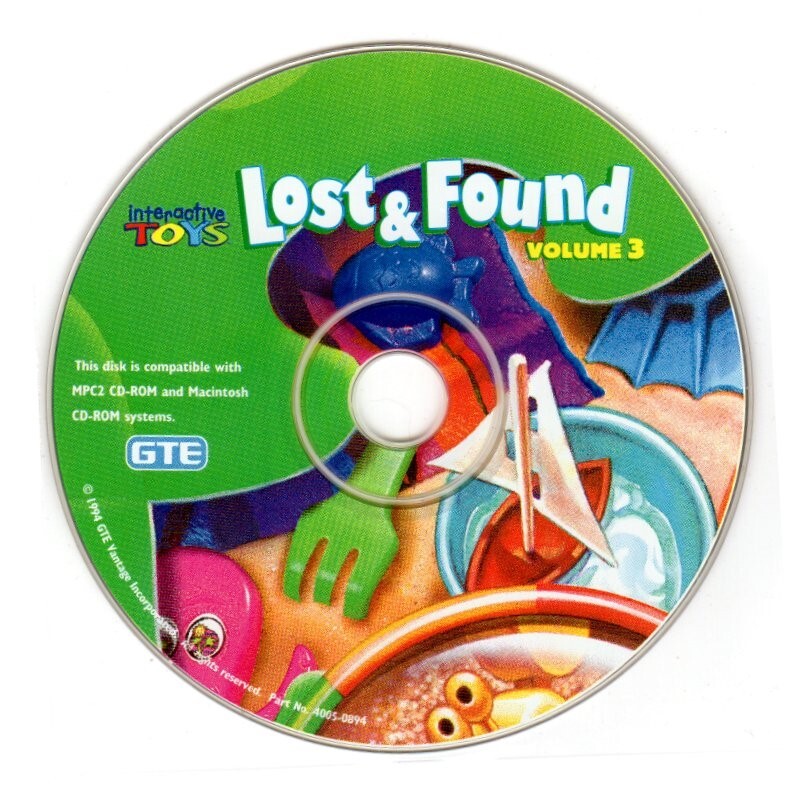 Lost & Found Volume 3 (Ages 4-9) (CD, 1994) for Win/Mac – NEW CD in SLEEVE