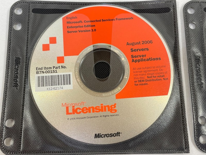 Microsoft Connceted Services Framework Ver 3.0 Standard & Enterprise Windows DVD gallery