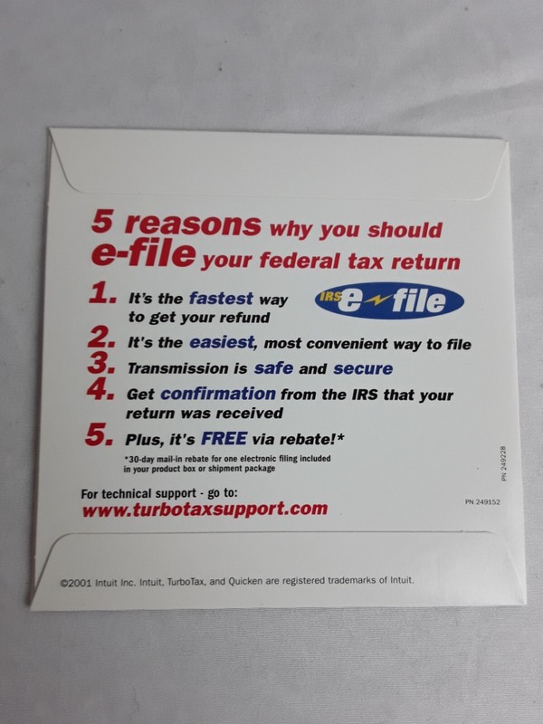 2000 TurboTax Deluxe Federal Turbo CD gallery