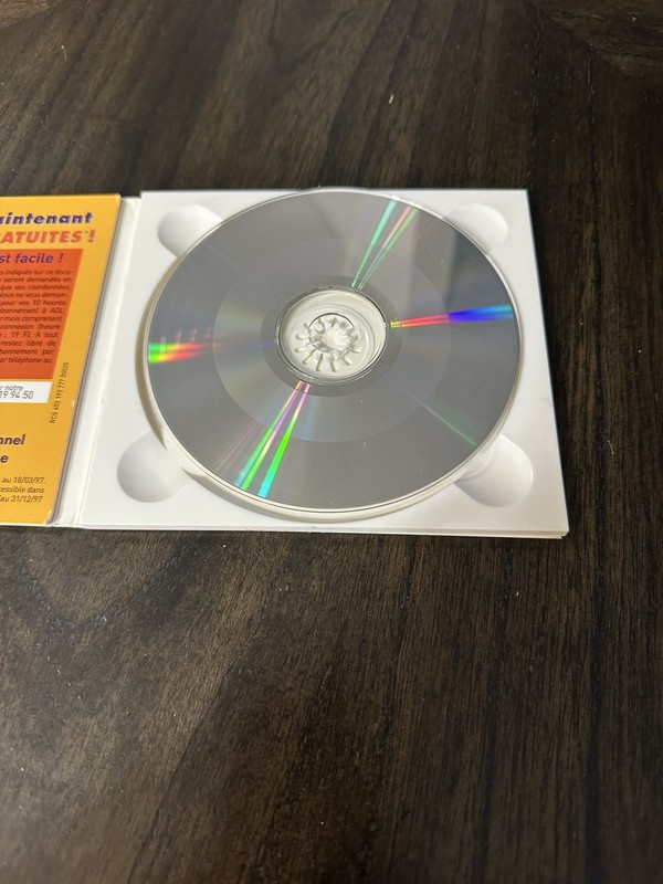 Vintage AOL 3.0 PC MAC FRENCH LANGUANGE Internet CD SOFTWARE gallery