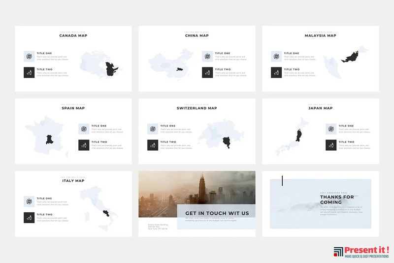 Monsieur PowerPoint Template gallery