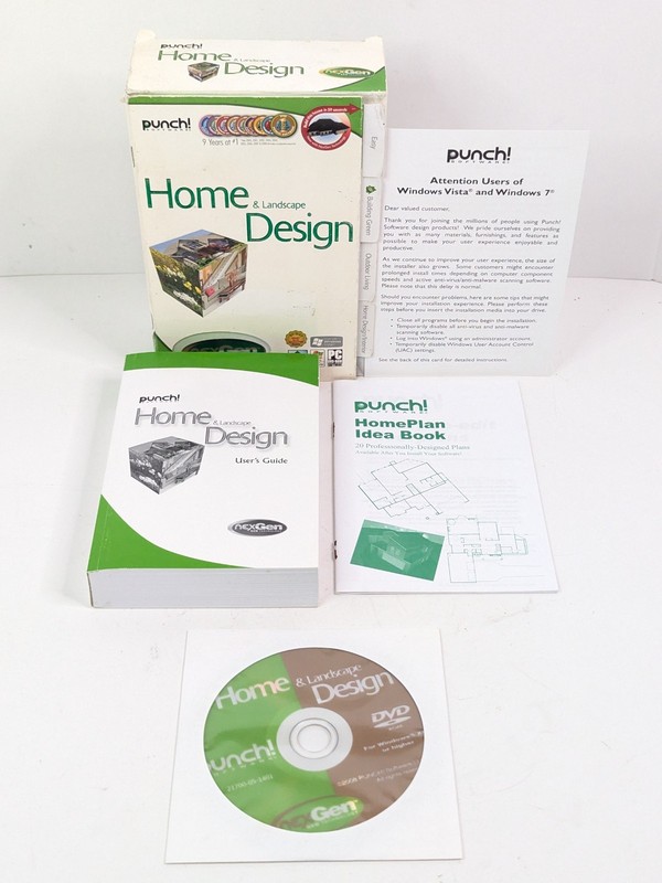Punch Home & Landscape Design Suite PC DVD-ROM Software Complete Works