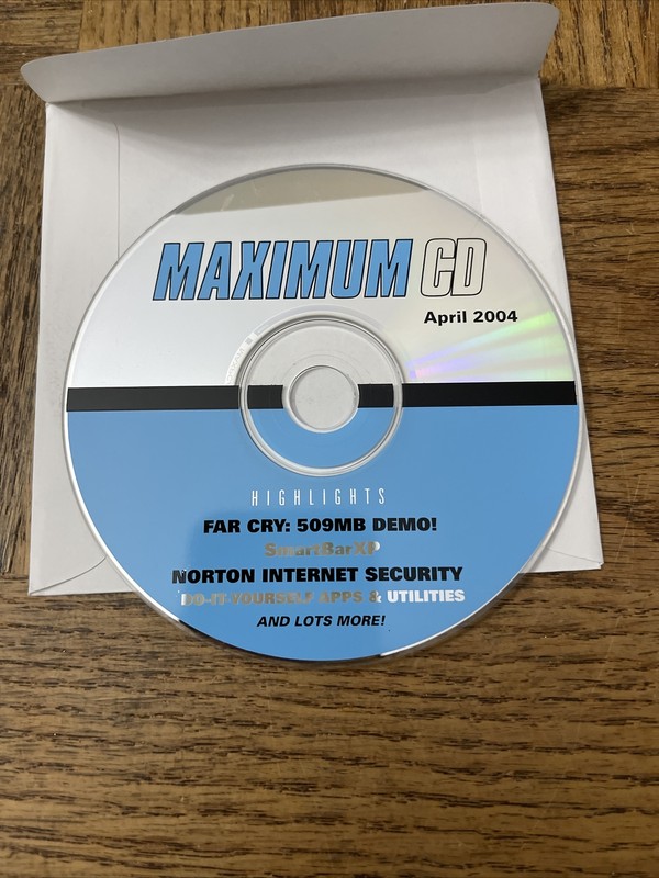 Maximum CD April 2004 PC Software gallery