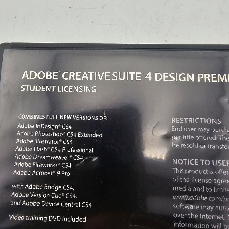 Adobe Creative Suite CS4 Design Premium: Mac OS Student gallery