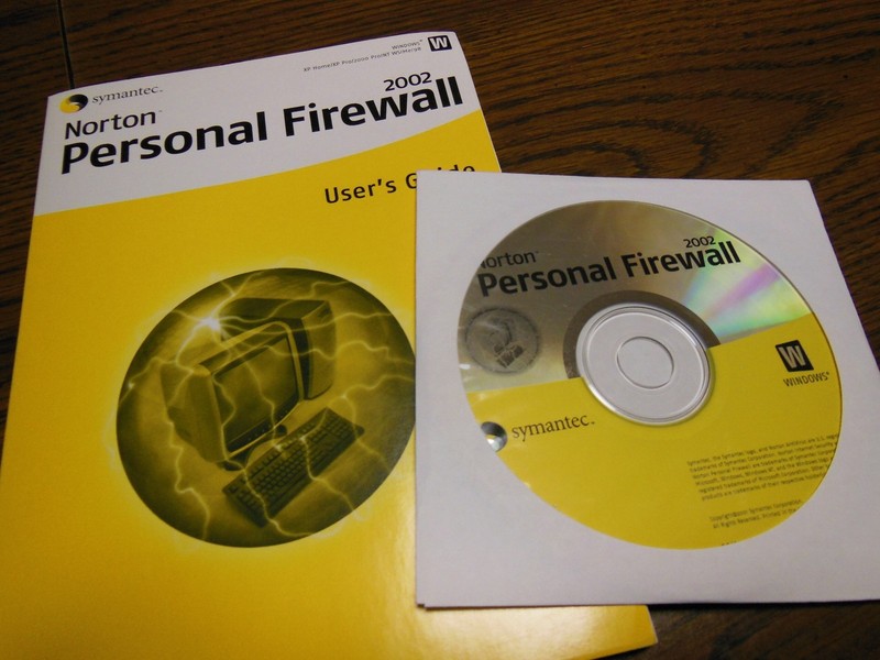 NORTON PERSONAL FIREWALL 2002 XP Home / XP Pro / 2000 Pro / NT WS / ME / 98