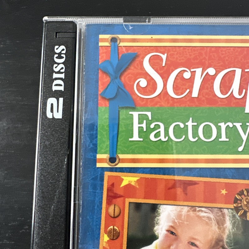 Scrap Book Factory Deluxe Software V5 - 2 Disc Windows XP Vista Pre-Owned gallery