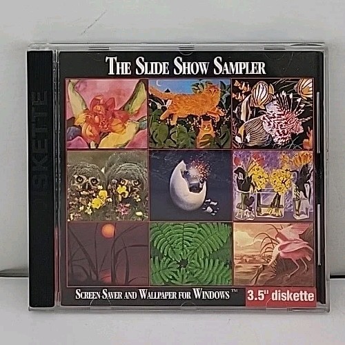 The Slide Show Sampler – Screen Saver And Wallpaper For Windows 3.5″ Diskette