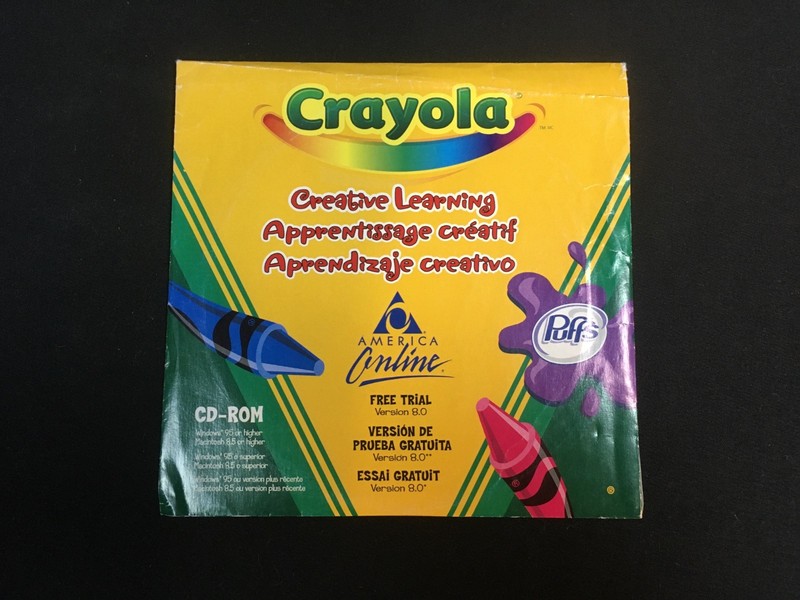 2000 Crayola – Creative Learning – CD-ROM – Windows ’95 / Macintosh 8.5 – AOL