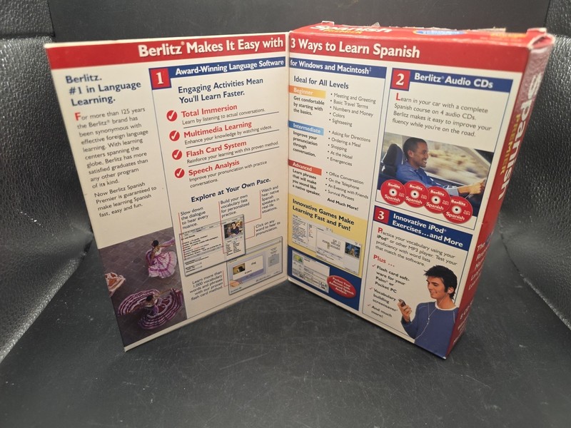 BERLITZ Spanish Premier Language Learning Software 8-Disc Set For Windows & Mac gallery