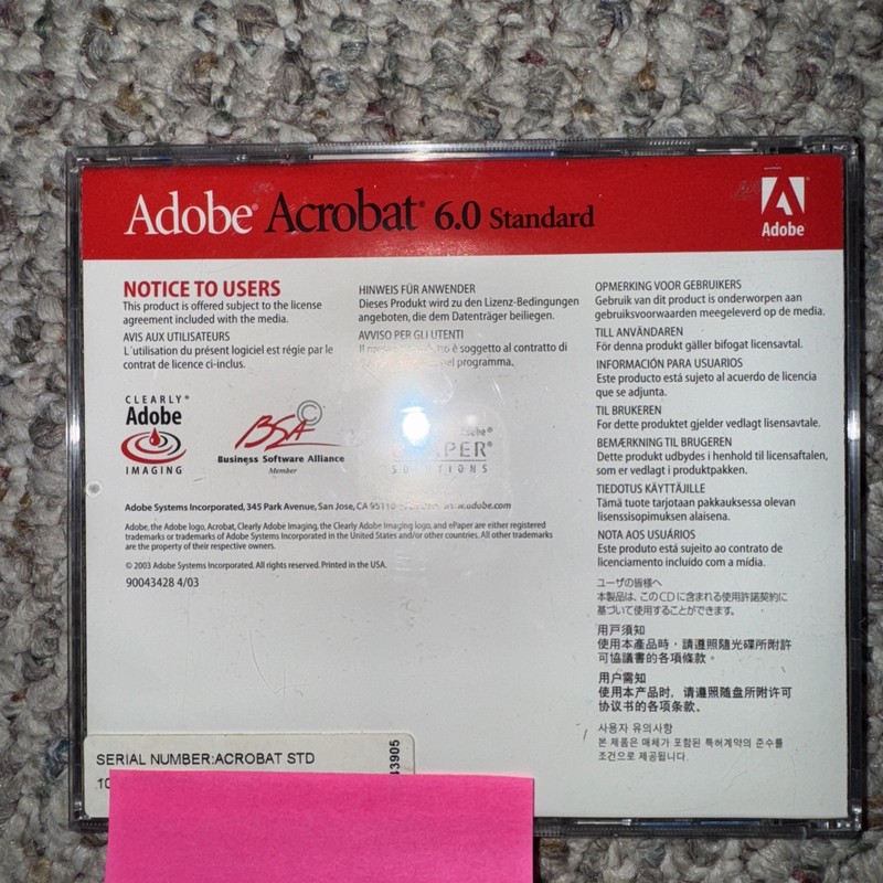 Adobe Acrobat 6.0 Standard for Windows PC Includes Serial Number gallery