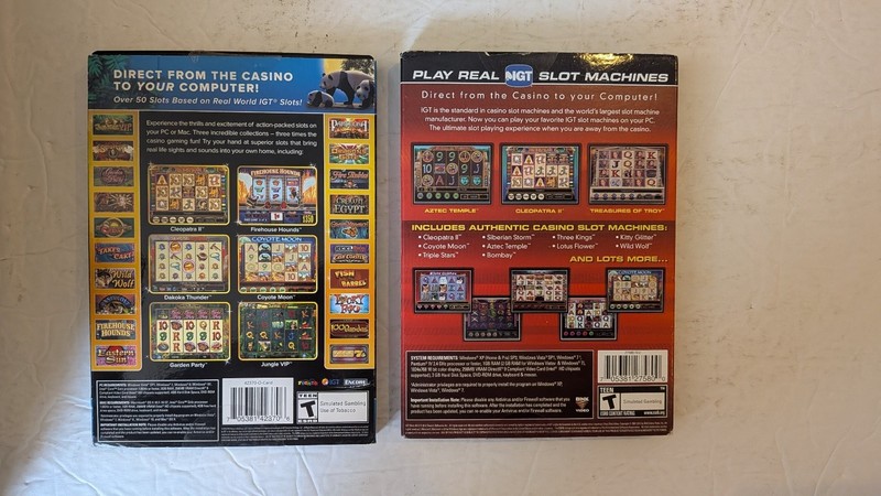 IGT Slots PC Mac Game Lot 2 Pack Cleopatra II 3 Pack Paradise Garden 100 Pandas gallery