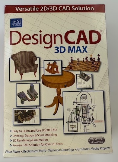 IMSI DesignCAD 3D MAX in sealed retail box (2010, 2012 Versions)