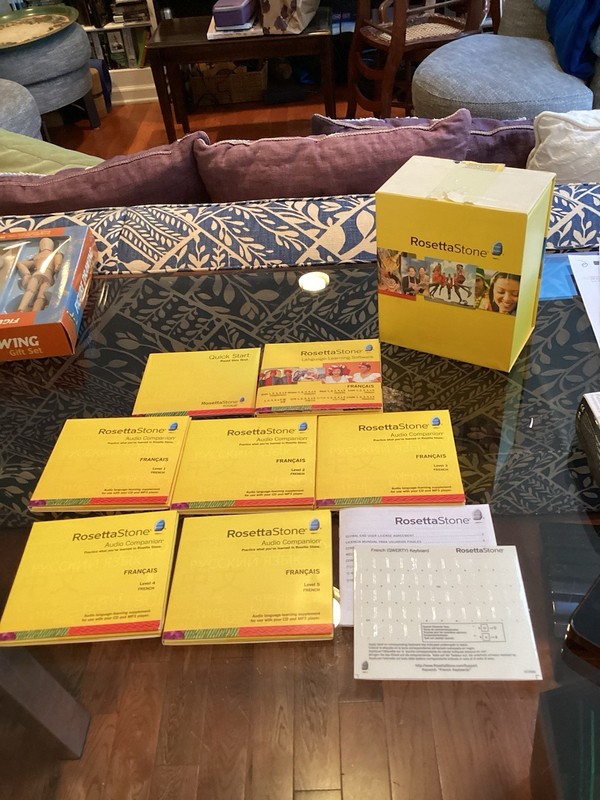 Rosetta Stone French Level 1-5 Set CD’s Francais