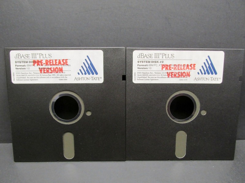 Lot of 12: dBase III, Ashton-Tate, 5.25 / 5 1/4, Floppy Disks / Diskettes