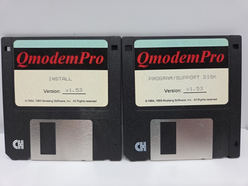 Qmodem Pro Version 1.53 3.5” Floppy Disk MSI Mustang Software Inc