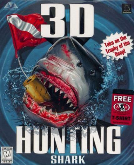 3D Hunting Shark + Manual PC CD scuba dive deep ocean heat great white JAWS game