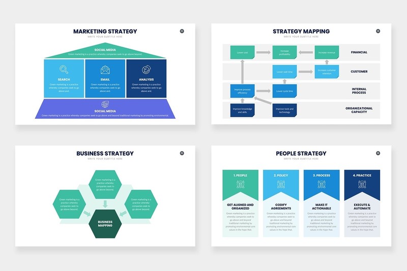 Strategy Infographics Template gallery