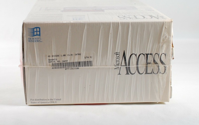 Vintage Microsoft Access v1.0 DBMS Software for Windows - Boxed with all disks gallery