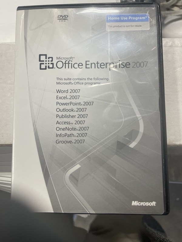 Microsoft Office Enterprise 2007 (Home Use) w/Key (Word, PowerPoint, Excel, Etc)