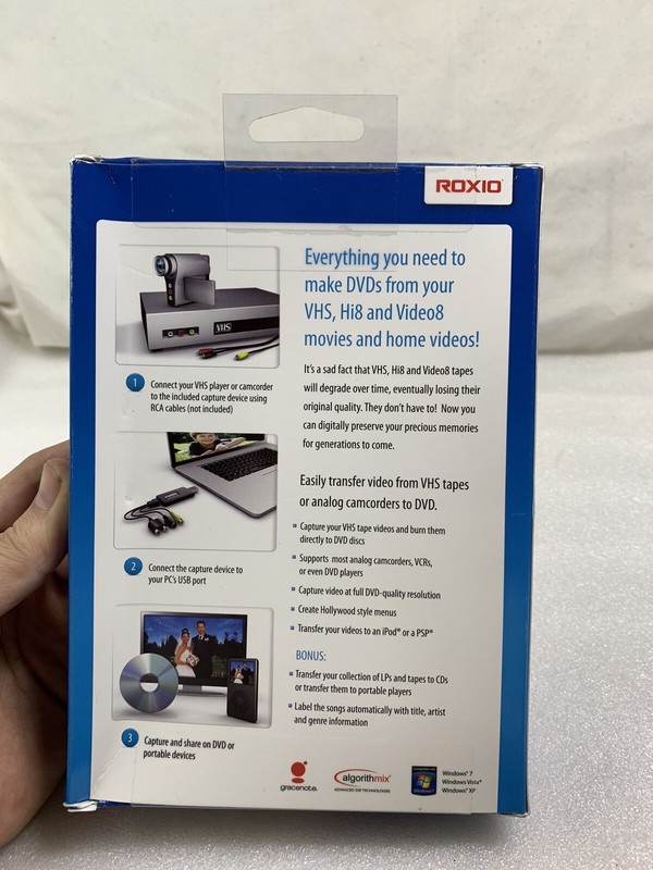 Roxio Easy VHS to DVD for Windows Create DVD Movies from VHS, Hi8 & V8 gallery