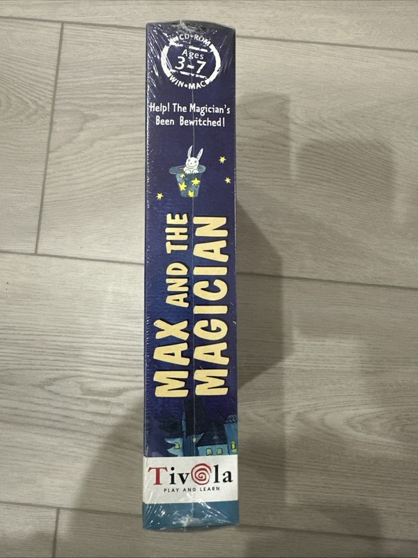 Max And The Magician Tivola Play And Learn PC Game BRAND NEW SEALED RARE HTF gallery