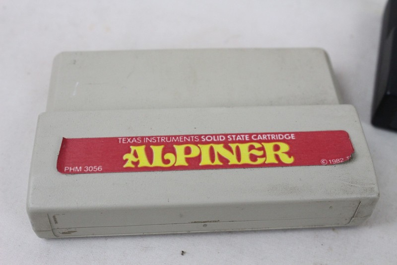 2 Vintage Texas Instruments Alpiner Chisholm Trail 1982 Computer Game Lot gallery