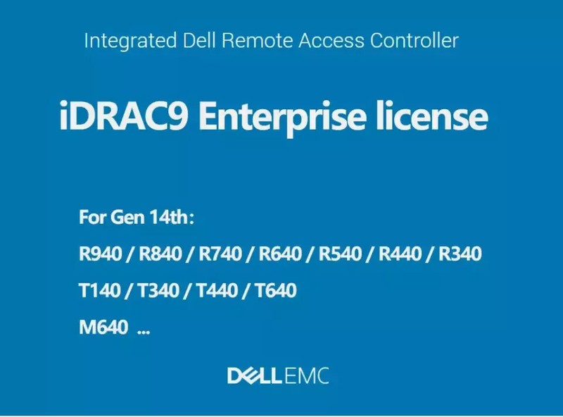 IDRAC7/8/9 Enterprise License Permanent idrac for PowerEdge 12th 13th 14th 15th gallery