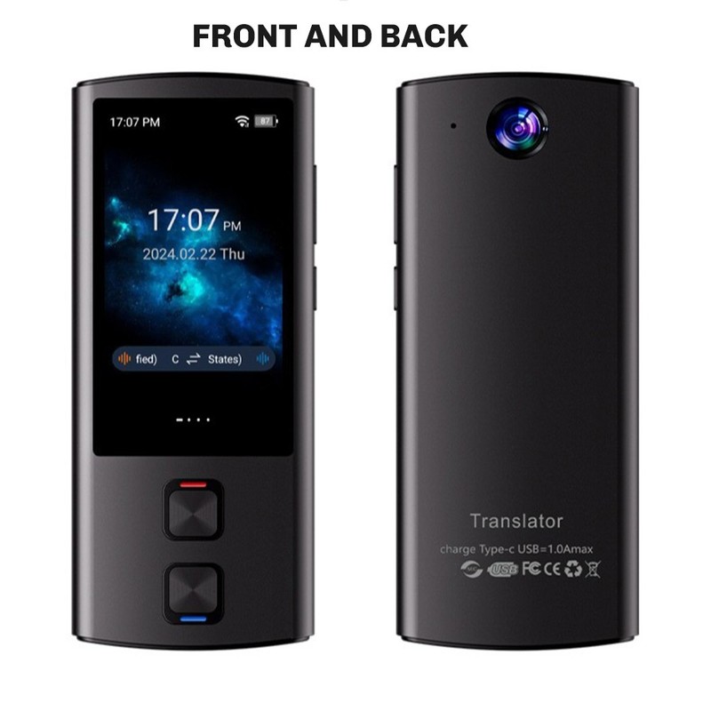T17 138 Multilingual Two Way Translator Voice Recording Support 3727 gallery