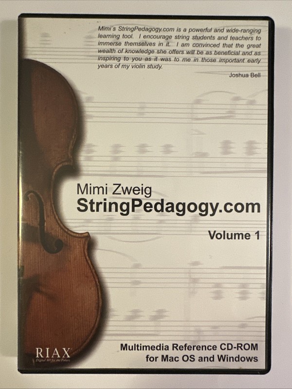 Mimi Zweig | String pedagogy.com | Volume 1 | CD ROM | Violin Teaching | 2003