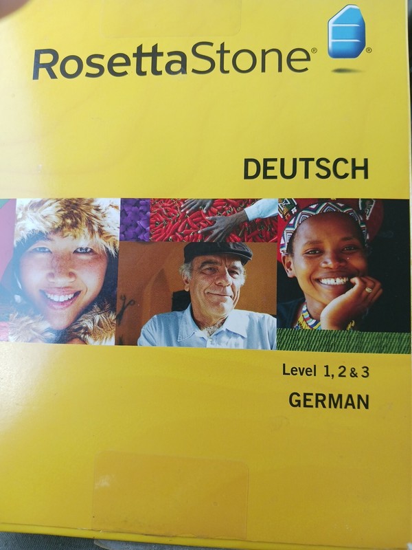Rosetta Stone Deutsch / German Levels 1, 2 & 3 Version 3 (NO HEADSET) w/ Serial