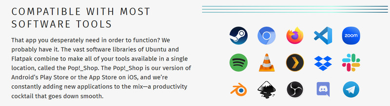 Pop!_OS Linux LTS USB - normal version for AMD64 economy Canada gallery