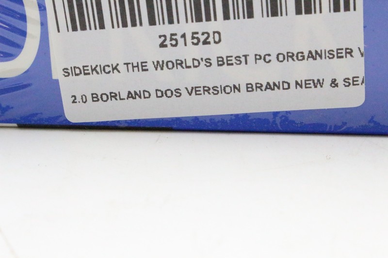Sidekick 2.0 Borland PC Organizer DOS Software Vintage Retro RETAIL BIG BOX gallery