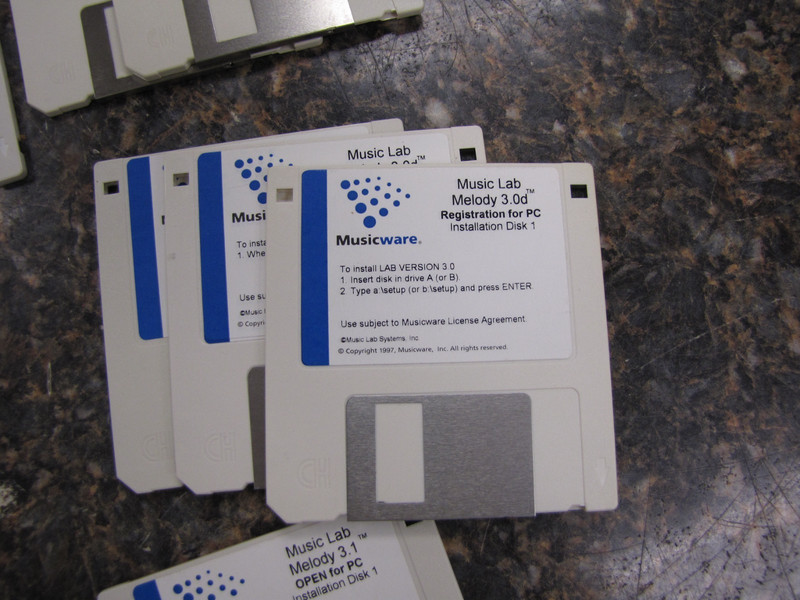 Lot (40) Vintage Musicware Software Music Lab Piano Sing 3.5" Disks Learn How gallery