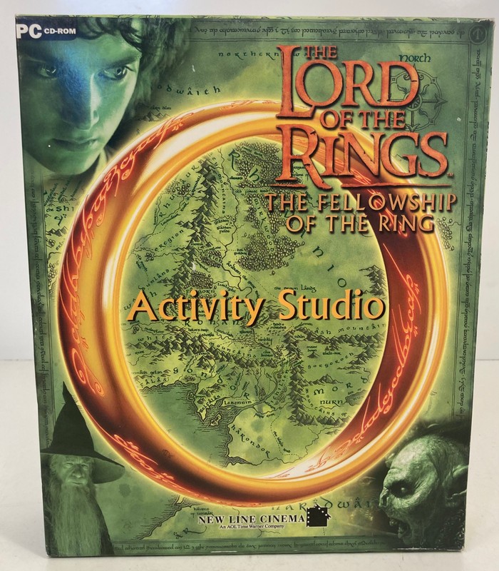 Lot of 2 Lord of the Rings Activity Studio Fellowship of the Ring The Two Towers gallery