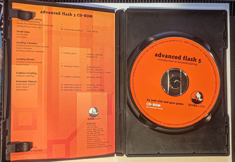 Advanced Flash 5 CD-ROM Lynda.com gallery