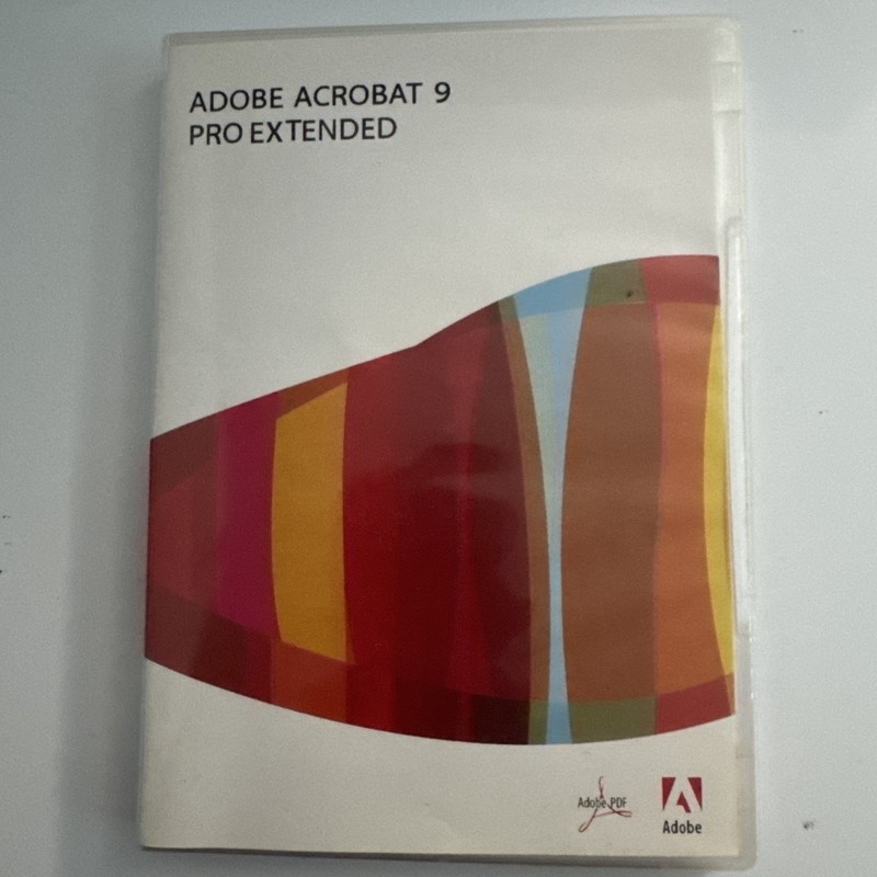 Adobe Acrobat 9 Pro Extended Professional Windows ~ Retail Box & Serial Number gallery