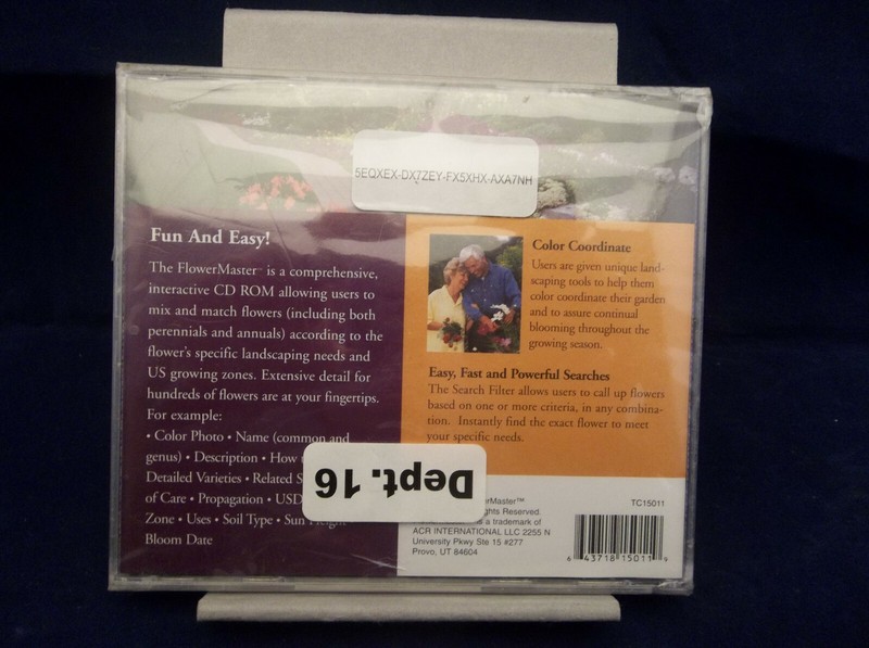 Flower Master The Complete CD-ROM Guide To Flower Gardening Educational CD-ROM gallery