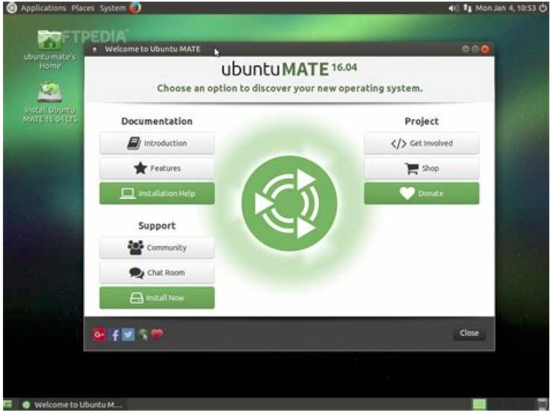 Ubuntu Mate USB 32GB Bootable USB pocket PC OS 64 bit OS persistence